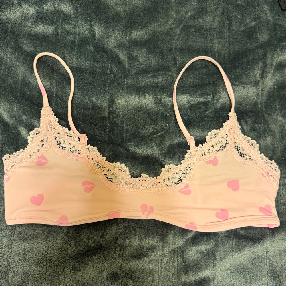 SKIMS RARE PRINT LACE BRALETTE